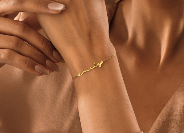 14K Gold Custom Name Chain Bracelet , Everyday Chain Bracelet , Gold Chain Bracelet , Name Bracelet , Gifts for Women , Name Chain Bracelets