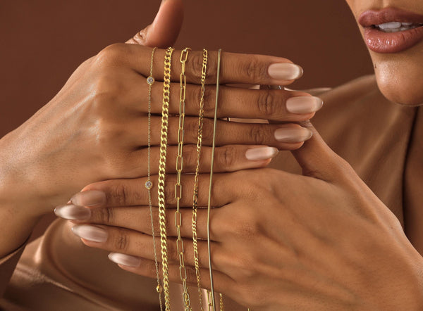 14K Gold Chain Necklaces , Unisex Chain Necklace , Gold Jewelry , Necklace for Kids , Diamond Chain,Snake Chain,Curb Chain ,Link Chain, Gift